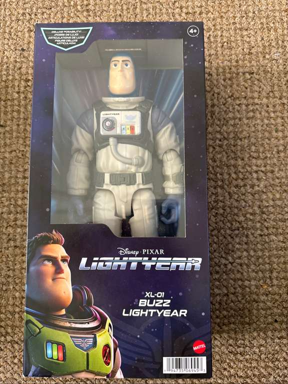 Buzz Lightyear, Disney Pixar Mattel 30cm toy Instore - Ashington