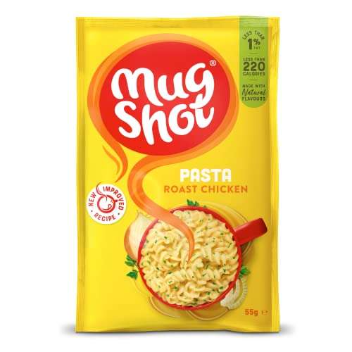 Mug Shot Roast Chicken Pasta, 55 g (Pack of 10) - £4.85 @ Amazon