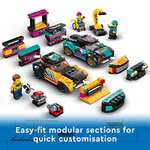 LEGO 60389 City Custom Car Garage Toy Set with 2 Customisable Cars