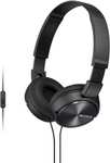 Sony ZX310AP On-Ear Headphones - Metallic Black