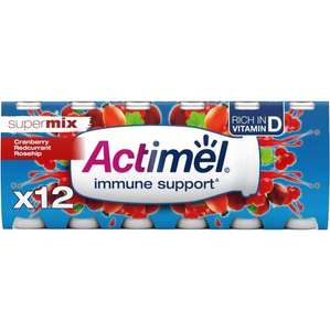 Actimel Supermix Cranberry Redcurrant & Rosehip Yogurt Drink 12x100g - £1 Instore @ Heron Foods (Leicester)
