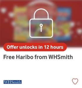 Free Haribo instore at WHSmith via VeryMe select accounts - unlocks 15th July @ Vodafone