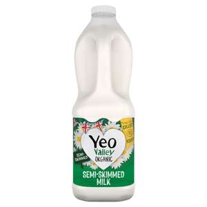 Yeo Valley Organic Fresh Semi Skimmed Milk 2L - Nectar price