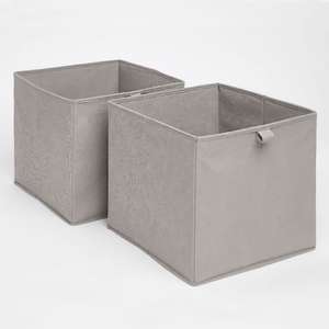 Two for £10 on selected storage (e.g 4 x OHS Foldable Plain Cube Storage Boxes 27 x 27 cm in Grey for £12.95 delivered) @ OnlineHomeShop