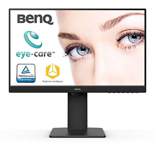 BenQ GW2485TC 23.8 inch 1080p, IPS LED Monitor, USB-C, noise-cancellation microphone for Home Office, 60W power delivery £139.97 @ Amazon