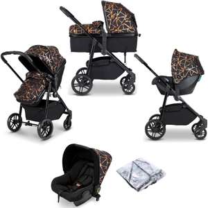 Ickle Bubba Moon 3 in 1 (Black Chassis) Travel System - Copper - £189.95 delivered @ Online4baby