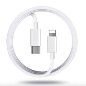 USB-C to Lightning Cable for Apple iPhone - 2 for £5