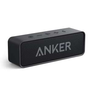 Anker Soundcore Upgraded Version with 24H Playtime, IPX5 Waterproof, Stereo Sound, 66ft Bluetooth Range, Wireless Speaker