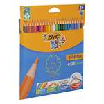 BIC Kids Evolution ECOlutions Colouring Pencils, Assortment of Coloured Pencils (4.3mm), 24 Count (Pack of 1) £4 @Amazon