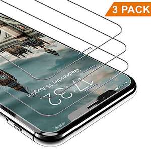 Emmabin [3 Pack] iPhone X Screen Protector, Emmabin 0.26mm 9H Tempered Shatterproof Glass Screen Protector Anti-Shatter Film for IPhone X