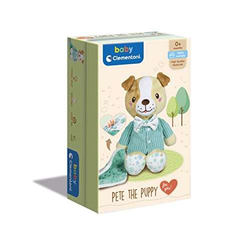 Clementoni 17417 Perrito+ Pete The Puppy Plush Toy for Babies - £4.05 @ Amazon