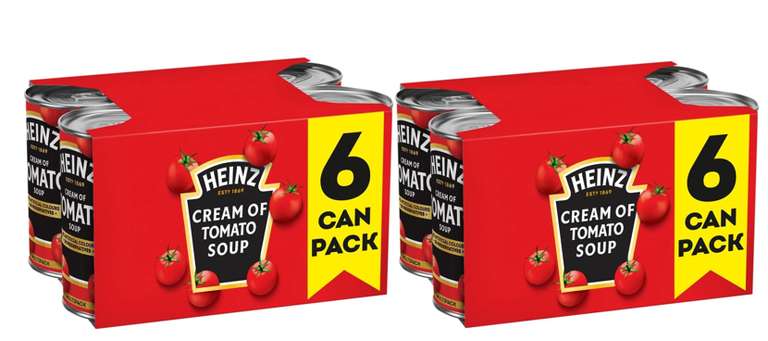 Heinz Cream of Tomato Soup, 6 x 400g - 2 for £8 (£7.55 with Sub & Save) @ Amazon
