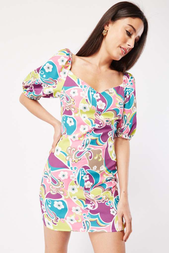 Buy Lipsy Black Button Side Mini Skater Dress from USA
