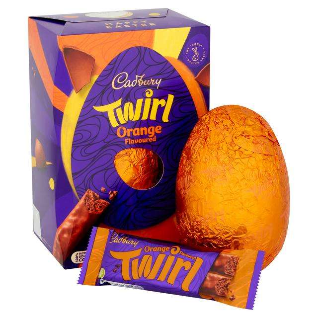 Cadbury Orange Twirl Easter egg £1 @ Tesco Richmond Upon Thames