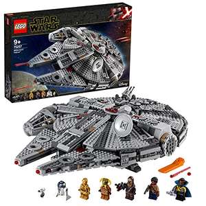 LEGO 75257 Star Wars Millennium Falcon, Raumschiff-Spielzeug mit 7 Figuren
