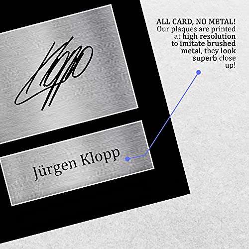 HWC Trading Jurgen Klopp Signed A4 Printed Autograph Liverpool Photo Display sold by Prints of The World