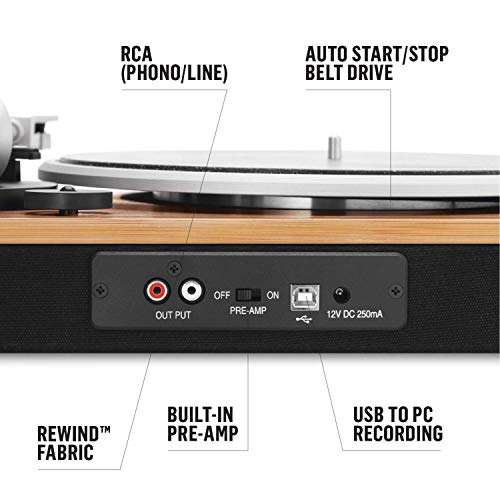 House of Marley Stir It Up Record Player – Vinyl Turntable £99.99 delivered @ Amazon
