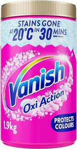 1.9kg Vanish Gold Oxi Action Stain Remover W/Voucher £10.99 S&S Potentially £6.97 W/Max S&S & 1st Time S&S