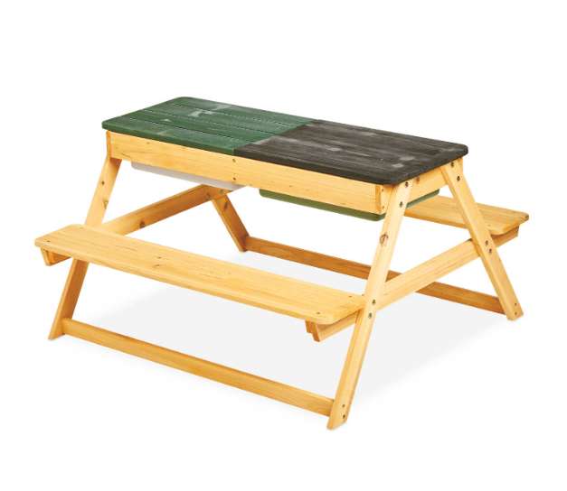 Picnic Table Sand & Water Pit £39.99 + £3.95 delivery @ Aldi