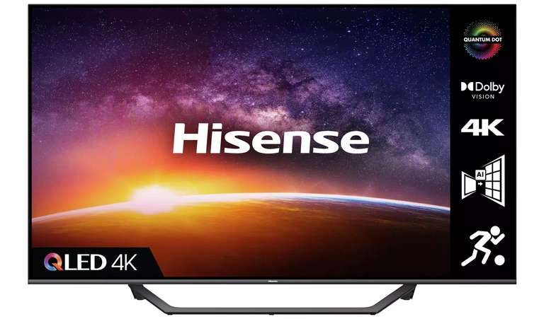 Hisense 65 Inch 65A7GQTUK Smart 4K UHD HDR QLED Freeview TV £499 (Click & Collect) @ Argos