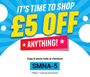 £5 Off For Selected Accounts (Minumim spends apply)