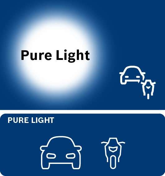 Bosch H7 (477) Pure Light Headlight Bulbs - 12 V 55 W PX26d - 2 Bulbs - £5.25 @ Amazon