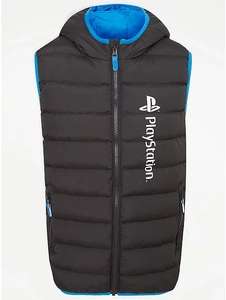 PlayStation Black Hooded Gilet (5-8 Yrs) - £10 with Free Click & Collect @ Asda George
