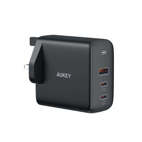 Aukey PA-B6S Omnia 90W 3-Port MacBook Pro Charger GaN Fast Technology USB-C - Black - £33.24 (with code) Delivered @ MyMemory