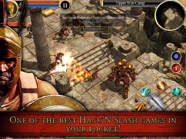 Titan Quest HD (hack-and-slash game) - PEGI 12 - 89p @ IOS App Store