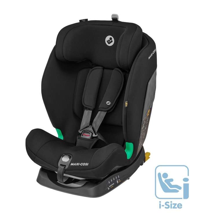 Maxi-Cosi Titan i-Size, Convertible & Reclining car seat, Group 1-2-3 car seat, from 15 Months up to 12 Years, Black - £179.99 @BabiesRus