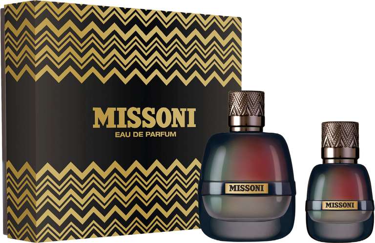 Missoni Pour Homme Eau de Parfum Spray Gift Set 100ml With Code
