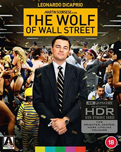 The Wolf of Wall Street [Limited Edition] 4k Blu Ray £34.99, 2 for £40 @ Amazon