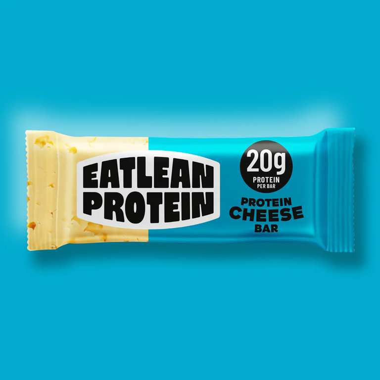 EatLean Protein Cheese Bar / Original Protein Grated Cheese 180 g - £1 - Short dated clearance