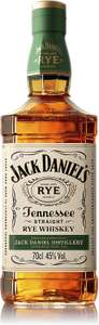 Jack Daniel's Tennessee Rye Whiskey, 70cl 45% - £20 @ Amazon