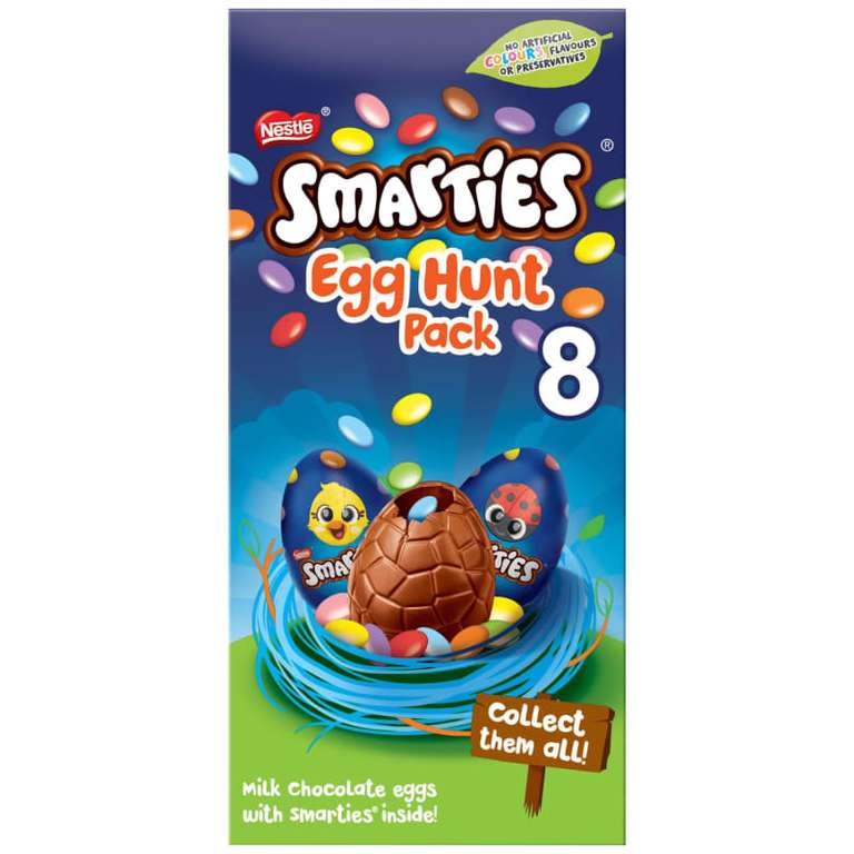 Smarties Easter Egg Hunt 8pk - £1.25 @ Sainsbury Ilford