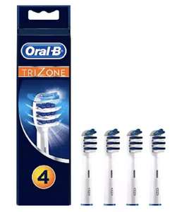 Oral B Trizone Replacement Electric Toothbrush Heads 4 Pack + £1.50 C&C