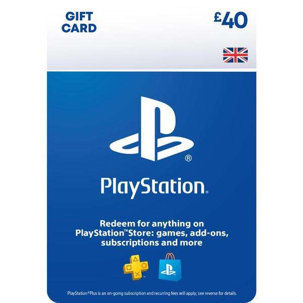 PlayStation Store Gift Card £40 / £90 Gift Card £77.85