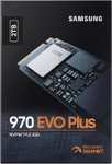 Samsung 970 EVO Plus 2 TB PCIe NVMe M.2 (2280) Internal Solid State Drive (SSD) £111.88 @ Amazon France