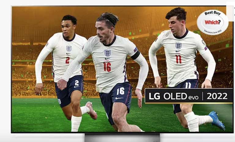 LG OLED55C24LA (2022) OLED HDR 4K Ultra HD Smart TV, 55 inch Freeview HD/Freesat HD & Dolby Atmos - £979 (Code MYJL100LG) @ John Lewis