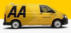 AA breakdown cover for Vehicle with home, National recovery, Onward travel with 50% sale + choice of £65 Voucher