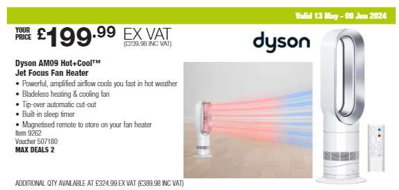Dyson AM09 Hot+Cool Jet Focus Fan Heater