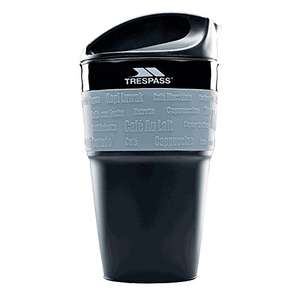 Trespass Coffee Pop Foldable Collapsable Silicone Hot Drinks Travel Office Work BPA Free Cup Mug, 355ml - £3.20 (click & collect) @ Trespass