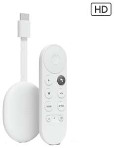 Google Chromecast With Google TV HD 2022 And Voice Remote - £24.99 + Free click and collect @ Argos