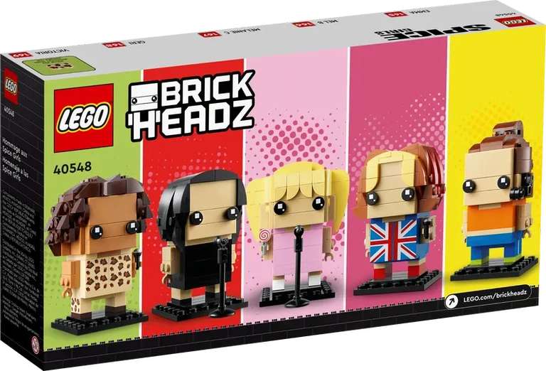 LEGO BrickHeadz 40548 Spice Girls Tribute 578-pieces £22.49 + £3.99 delivery @ LEGO.com