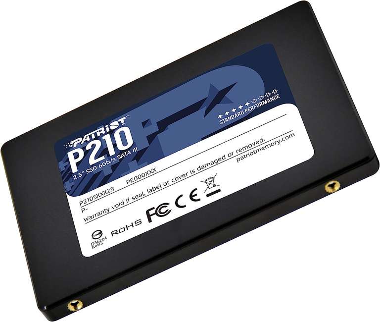 2TB - Patriot P210 2.5" SATA III Internal Solid State Drive - 520MB/s / 1TB - £32.48 - Sold by Patriot Memory UK FBA