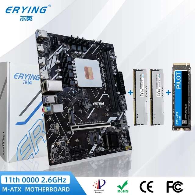 ERYING HM570 Motherboard with i9 11900H (Intel Mobile CPU), 512 GB M.2 SSD & 16 GB DDR4 Memory £228.02 AliExpress The Chipset Store