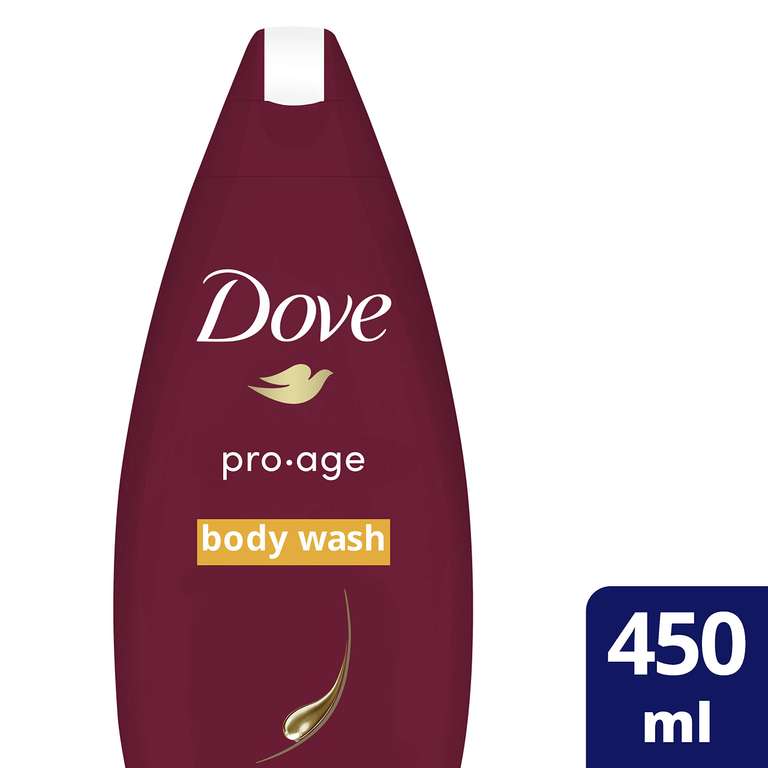 Dove Pro Age Body Wash 4 Pack 450ML