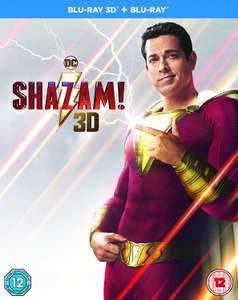 Shazam! 3D BluRay (includes a 2d disc) £3.99 @ global_deals eBay