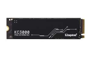 Kingston KC3000 PCIe 4.0 NVMe M.2 SSD - High-performance storage for desktop and laptop PCs -SKC3000D/2048G (2TB), Solid State Drive