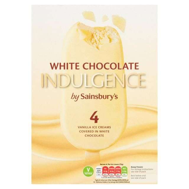 Sainsbury's Indulgence Ice Cream 4x110ml